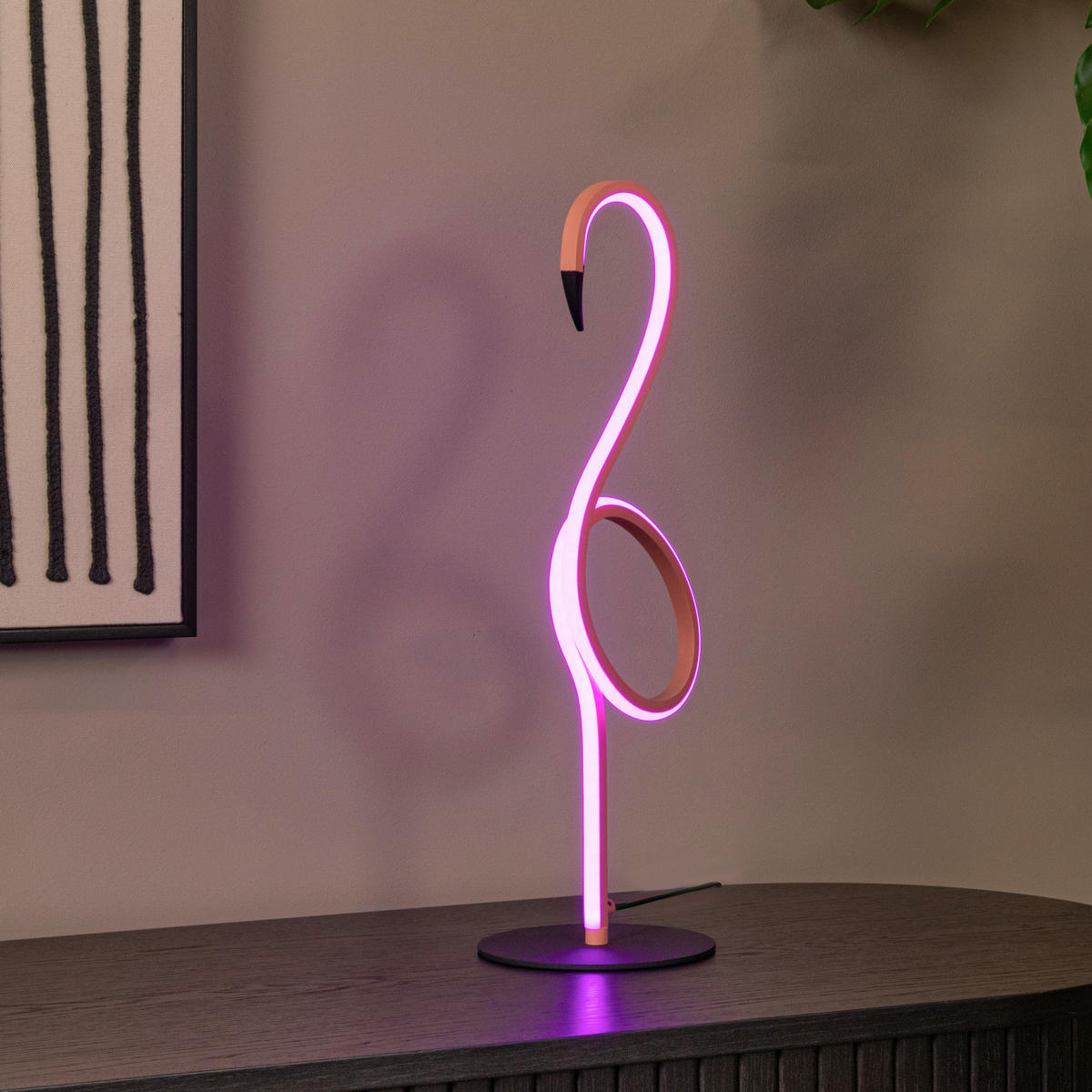 LED-TISCHLEUCHTE - Schwarz, Lifestyle, Metall (15/18.1/49.5cm) - Lucide