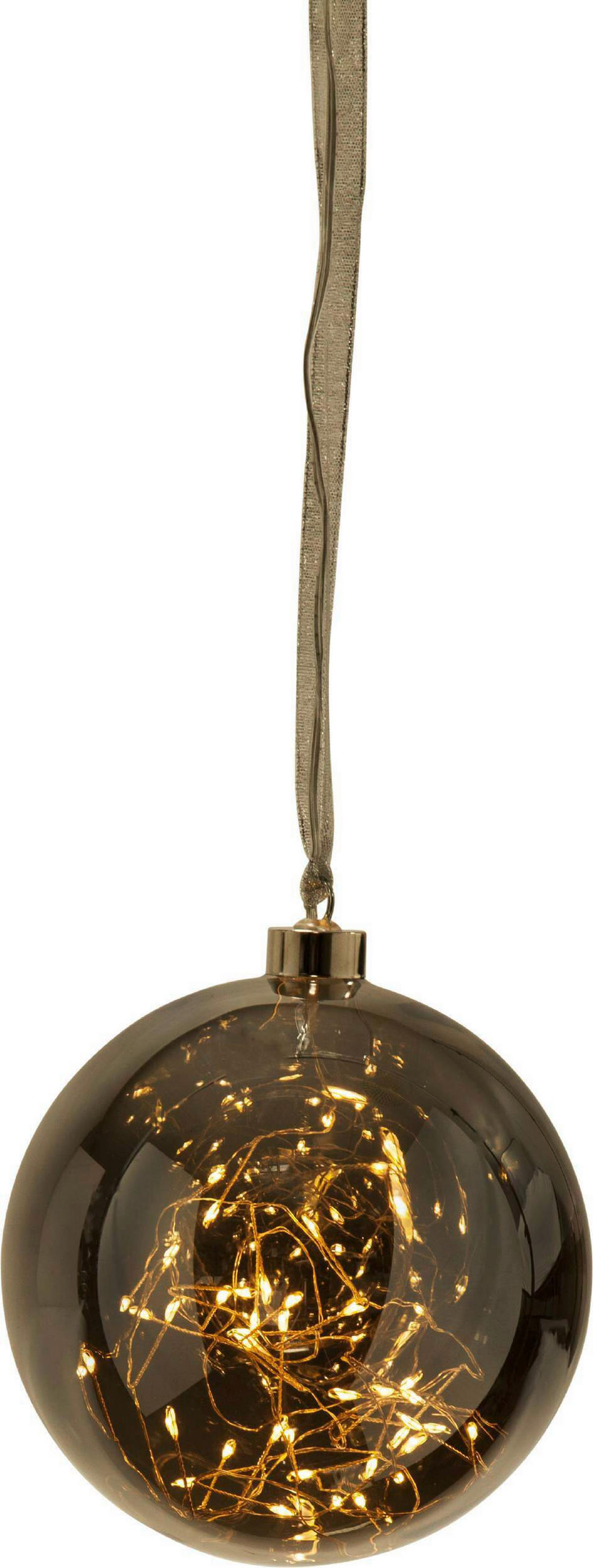 LED-DEKOLEUCHTE 15/16 cm  - Transparent/Schwarz, Basics, Glas (15/16cm) - Eglo