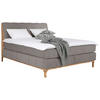 LIT BOXSPRING 160/200 cm  in Taupe  - Taupe/Eichefarben, Modern, Holz/Holzwerkstoff (160/200cm) - MID.YOU