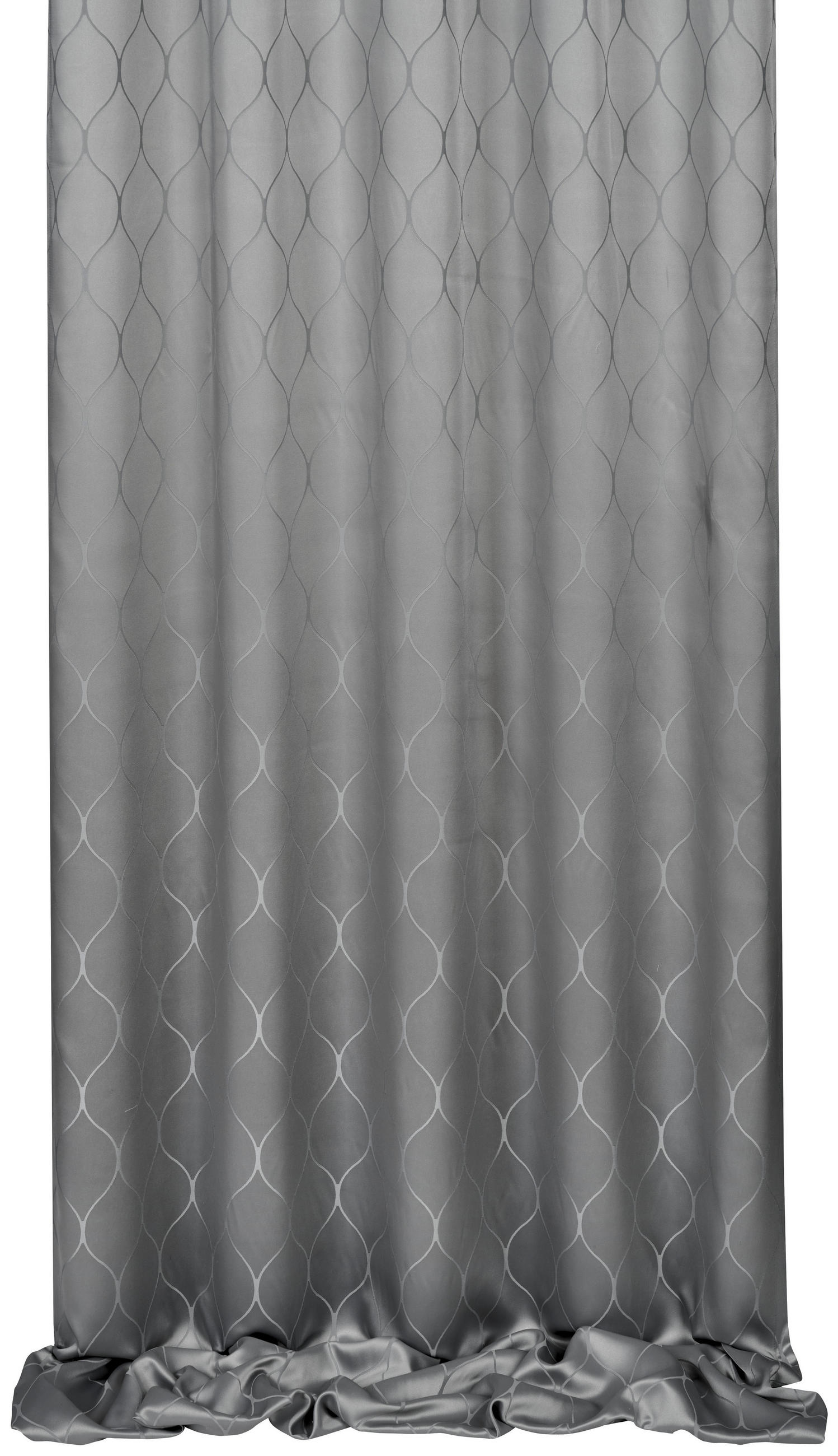 DEKOSTOFF per lfm black-out (lichtundurchlässig)  - Grau, Basics, Textil (140cm) - Esposa