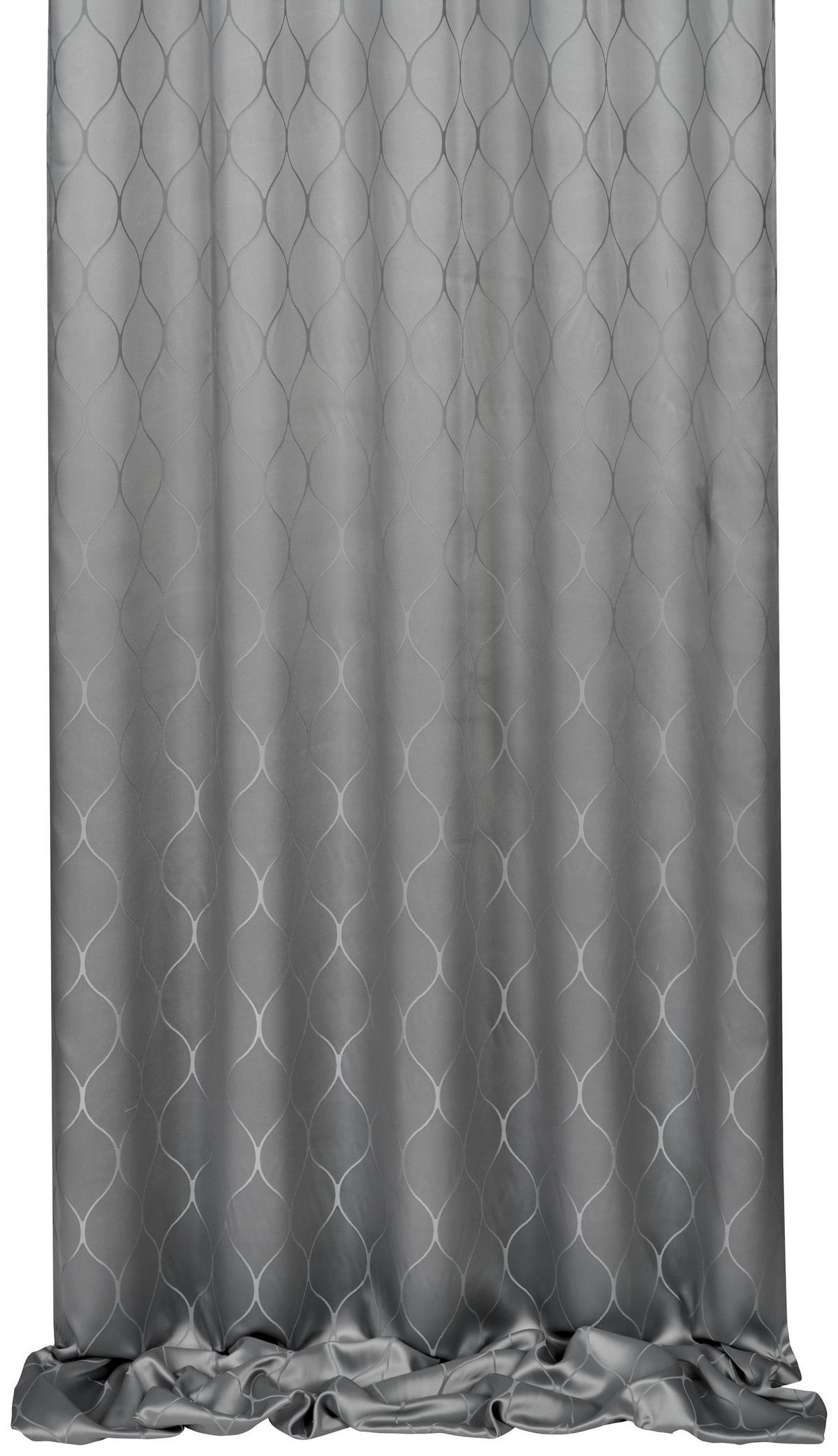 DEKOSTOFF per lfm black-out (lichtundurchlässig)  - Grau, Basics, Textil (140cm) - Esposa
