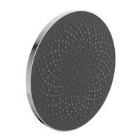 DUSCHKOPF   - Chromfarben/Dunkelgrau, Design, Kunststoff (26/6,5/26cm) - Schütte