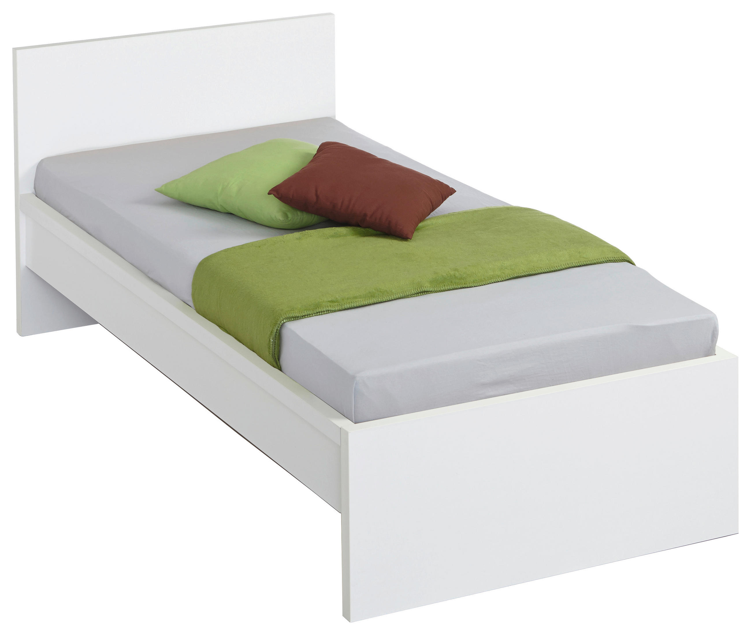 PAT 90/200 cm in alb - alb, Design, material pe bază de lemn (90/200cm) - Carryhome