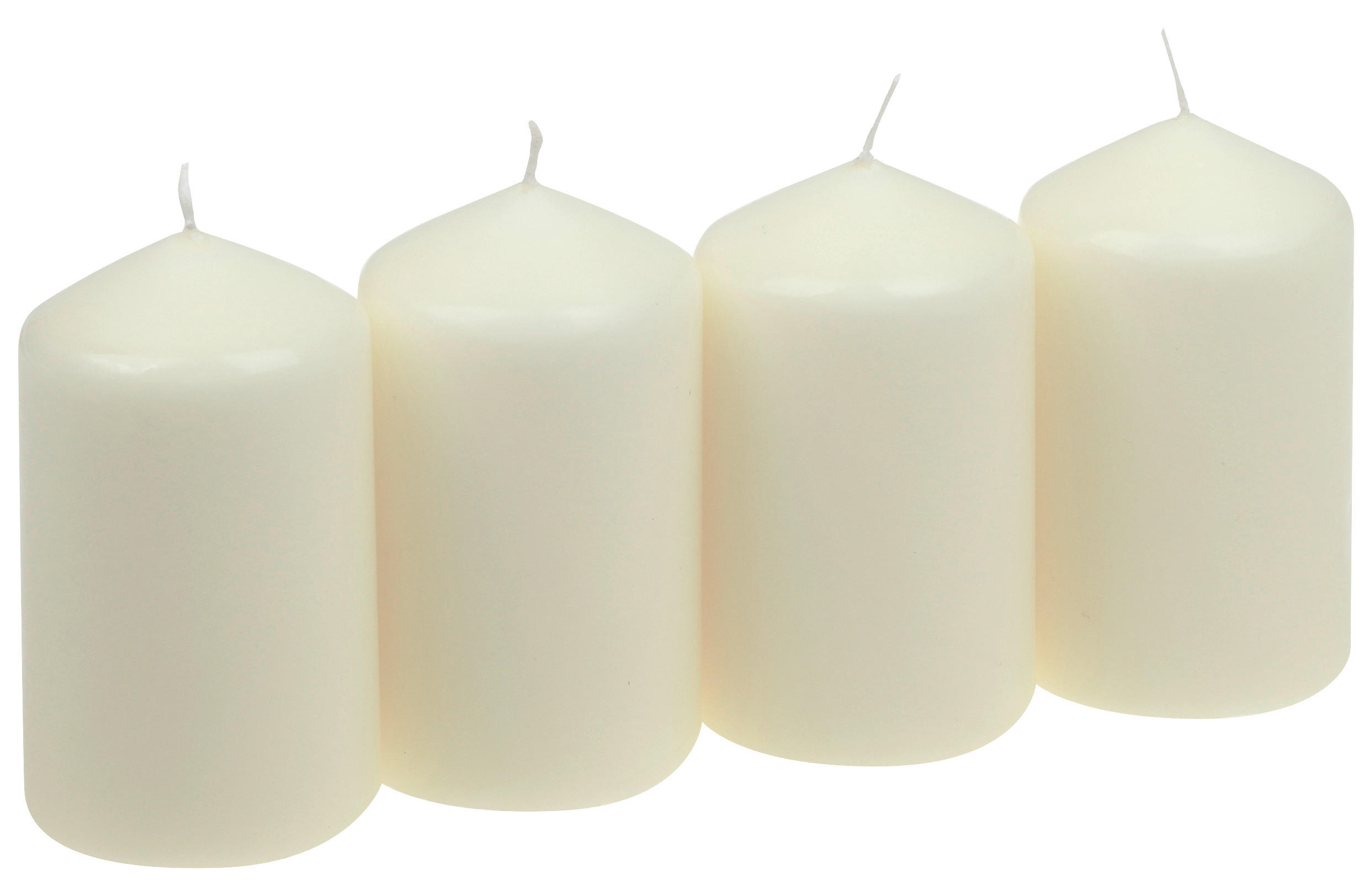STUMPENKERZE  - Champagner, Basics (10/5,7/5,7cm)