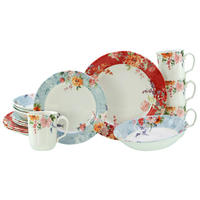 KOMBINOVANÁ SOUPRAVA, 16dílné, kamenina - vícebarevná, keramika (44/27/40cm) - Creatable