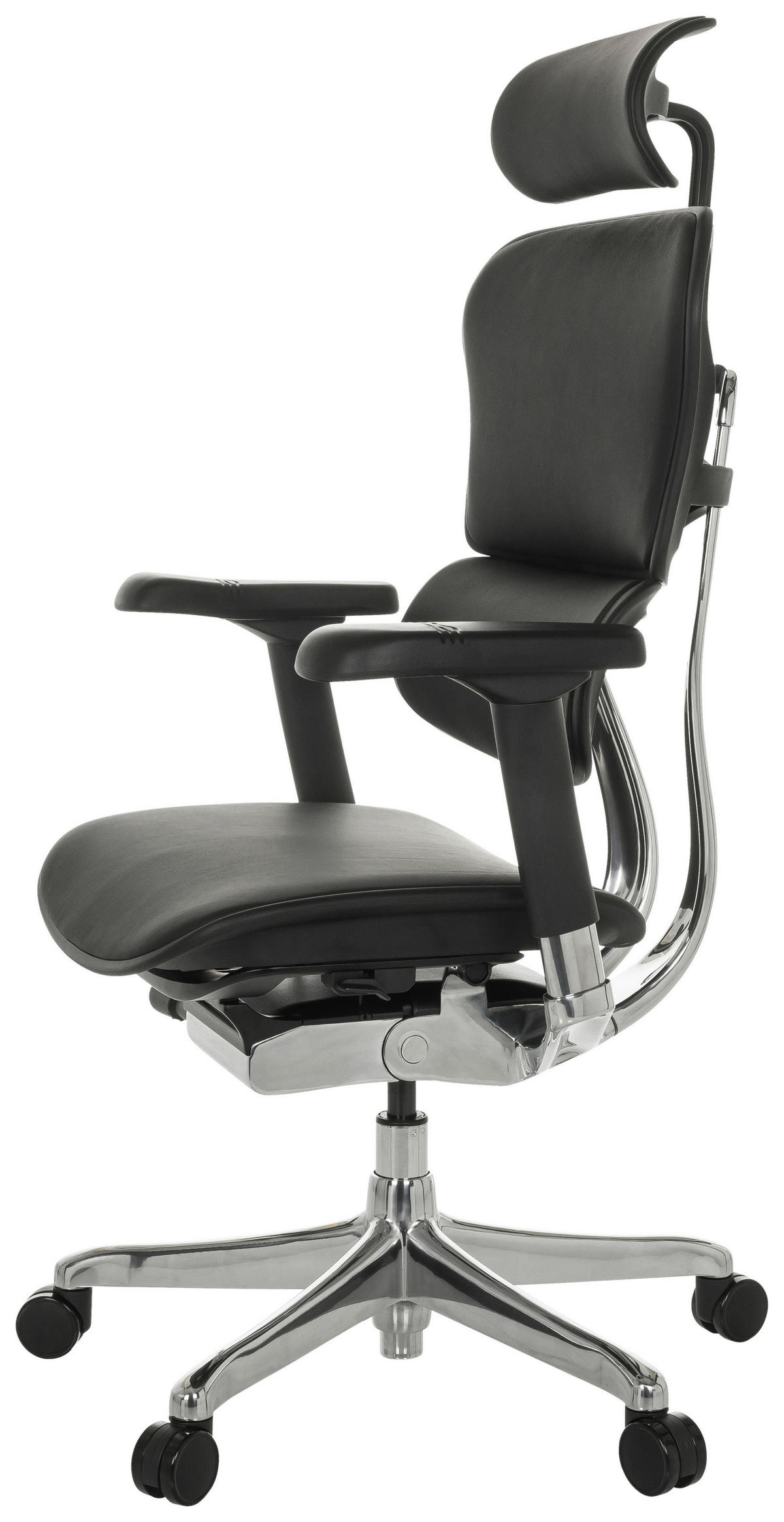 OTOČNÁ ŽIDLE, černá - černá/barvy stříbra, Moderní, kov/plast (78/117 - 136/64cm) - MID.YOU