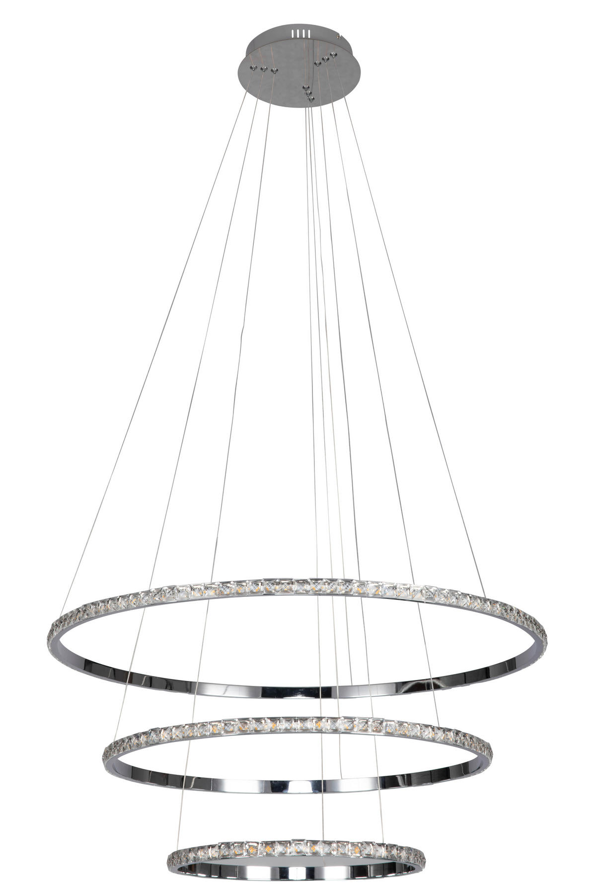 LED-HÄNGELEUCHTE 80/150 cm   - Weiß, Design, Kunststoff (80/150cm)