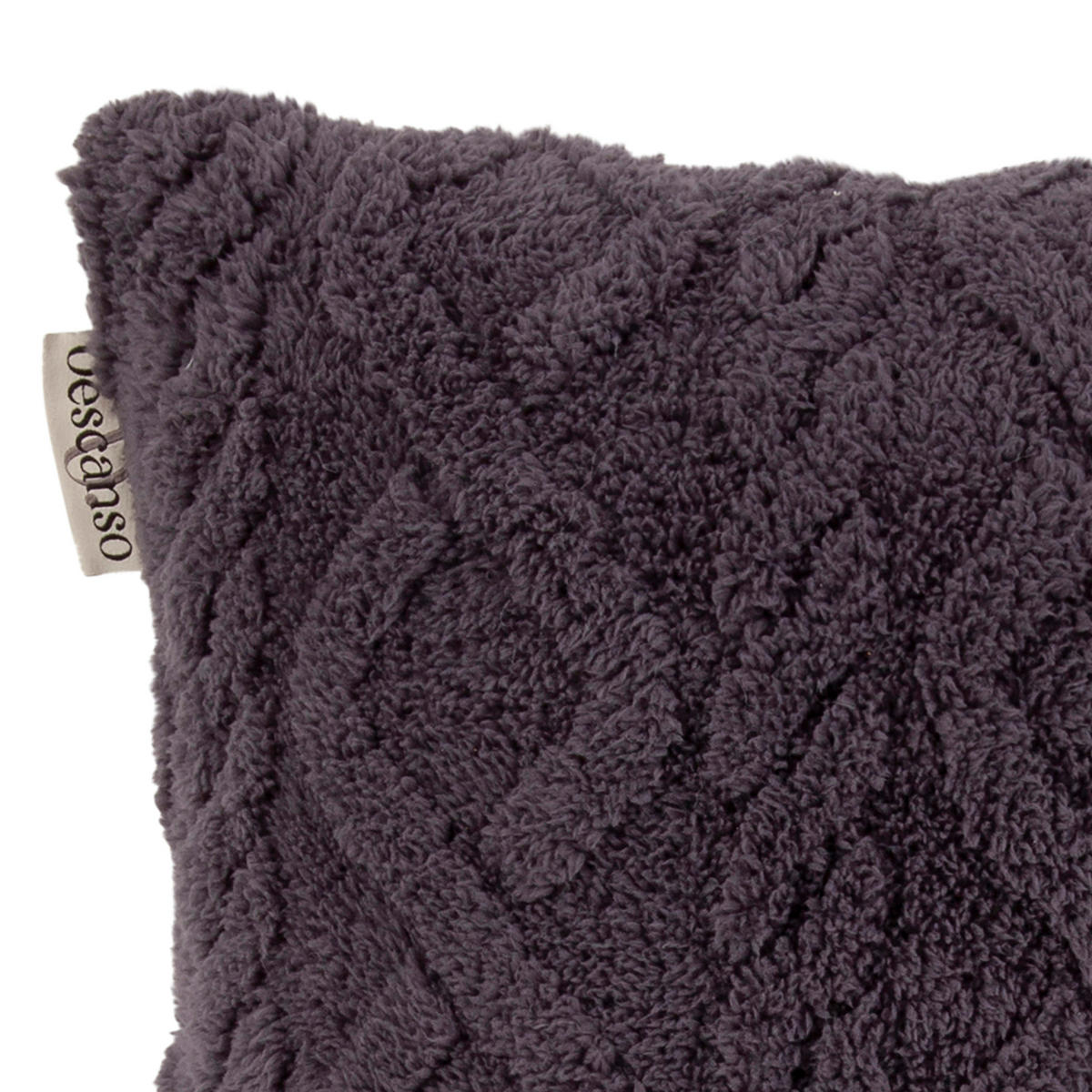 ZIERKISSEN   40/40 cm   - Anthrazit/Grau, Basics, Textil (40/40cm)