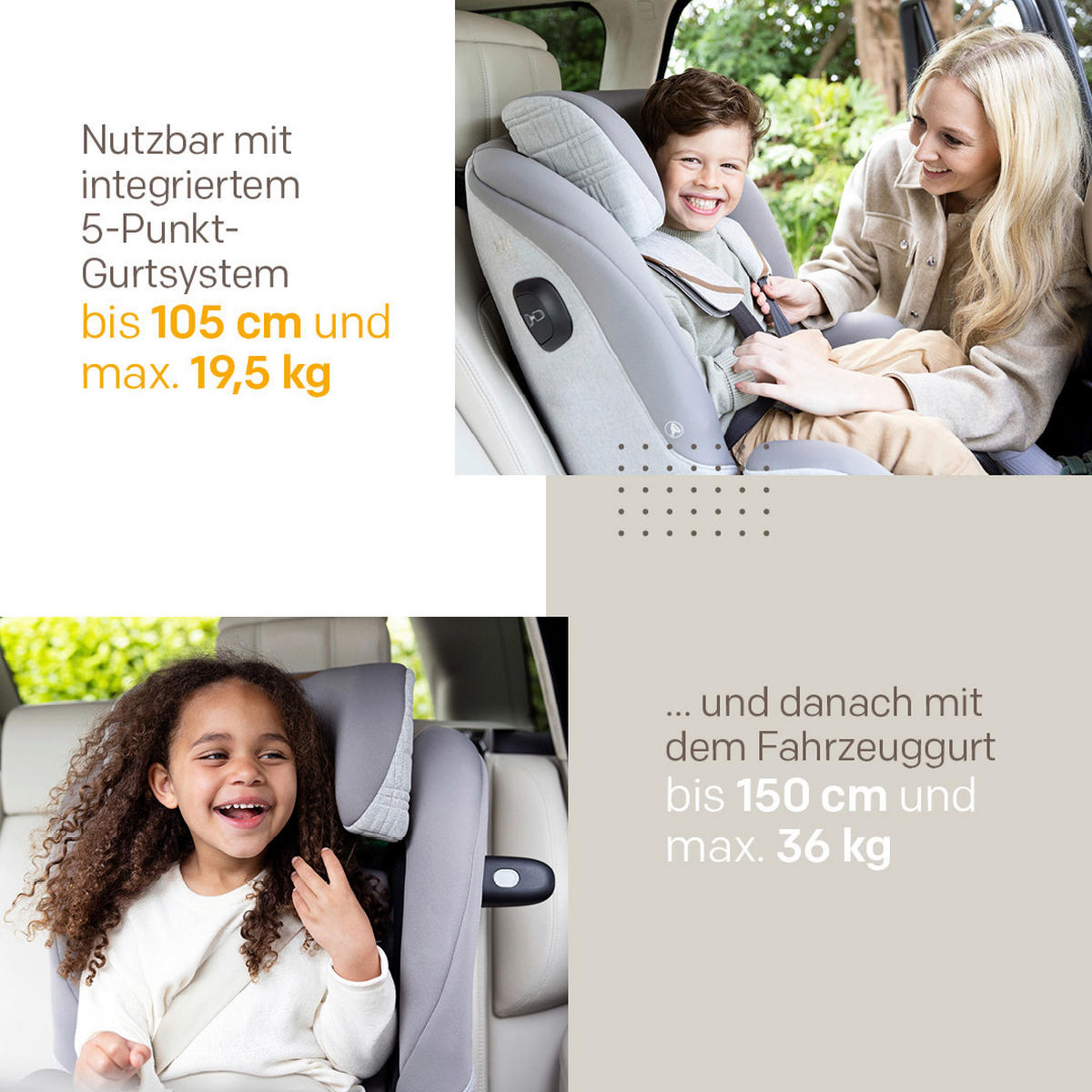 KINDERAUTOSITZ i-Plenti  - Schwarz, Basics, Textil (47-58/63-80/53-58cm) - JOIE SIGNATURE