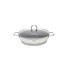 SERVIERPFANNE 28 cm Keramikbeschichtung - Edelstahlfarben/Grau, Basics, Glas/Metall (28cm) - Homeware