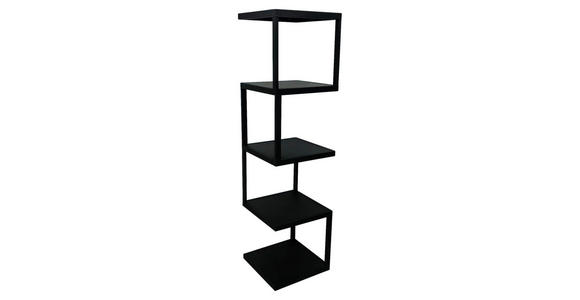 REGAL Schwarz  - Schwarz, Basics, Metall (25/96/25cm) - Carryhome
