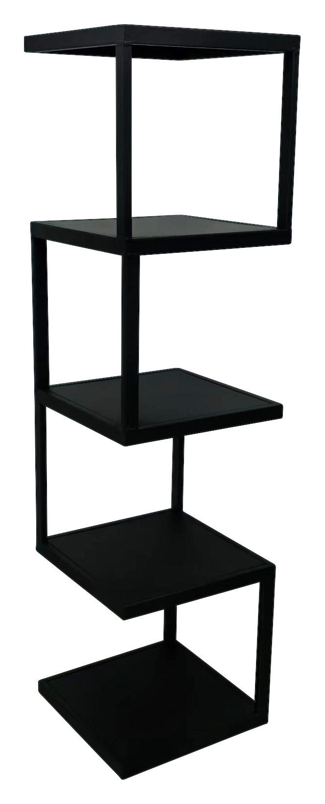 Carryhome Regal Schwarz 25x96x25 cm