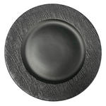 PLATZTELLER Black Rock  30,7 cm   - Schwarz, Design, Keramik (30,7cm) - Novel