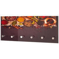 WANDGARDEROBE - Currygelb/Edelstahlfarben, Glas (70/30/5cm)