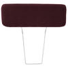 KOPFSTÜTZE in Mikrofaser  - Dunkelrot, Modern, Textil (55/20/13cm) - Hom`in