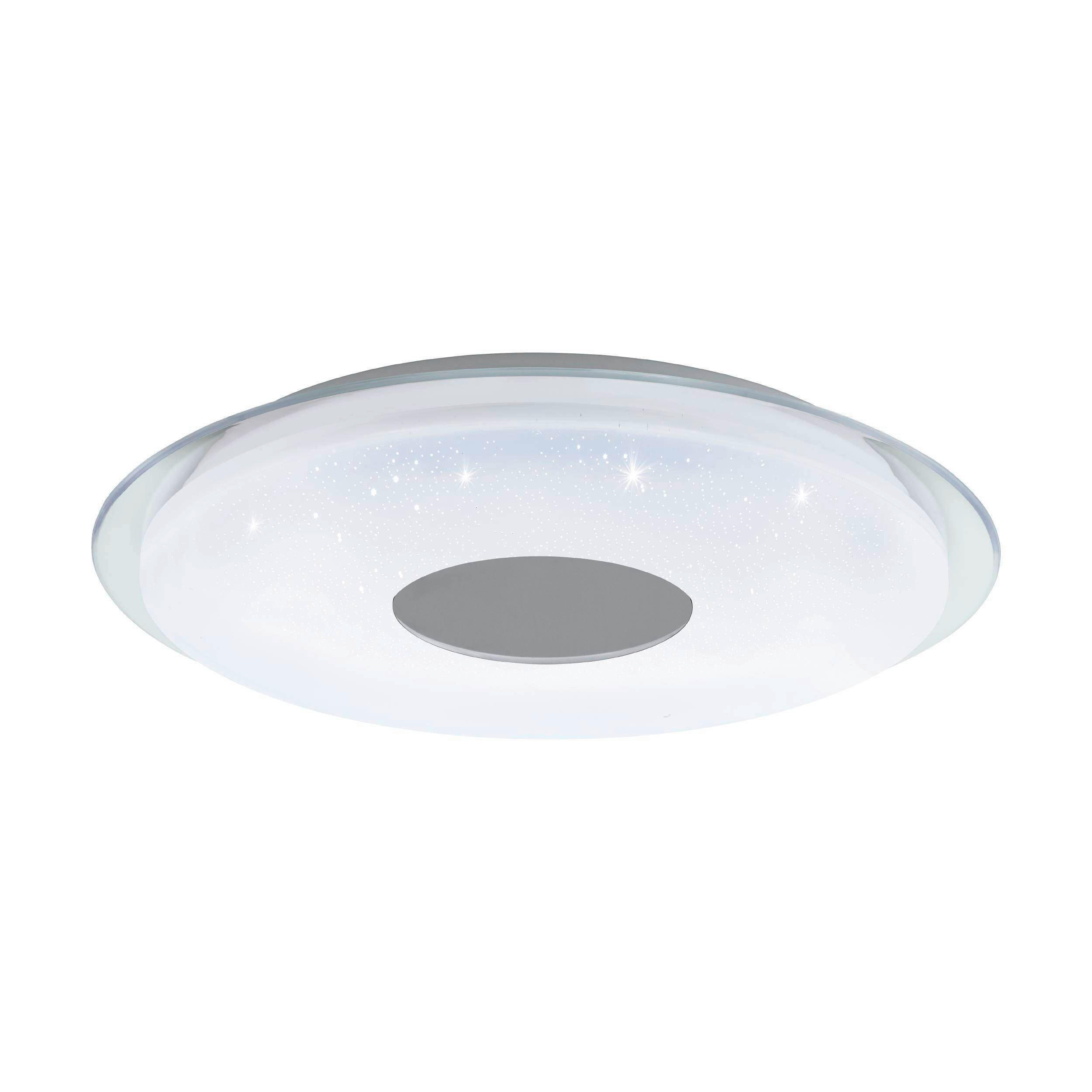 DECKENLEUCHTE 4,8 W  45/8 cm    - Chromfarben/Weiss, Basics, Kunststoff/Metall (45/8cm) - Eglo