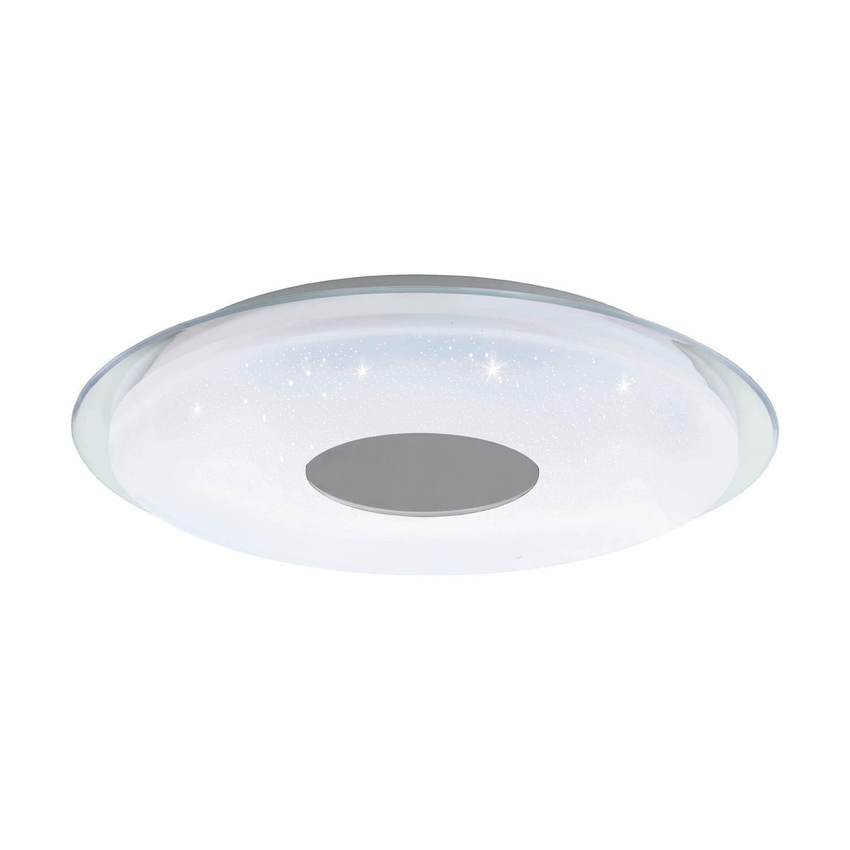 DECKENLEUCHTE 4,8 W  45/8 cm    - Chromfarben/Weiss, Basics, Kunststoff/Metall (45/8cm) - Eglo