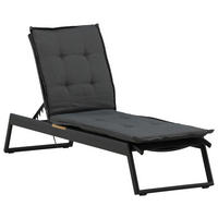 LIEGENAUFLAGE in Grau  - Grau, KONVENTIONELL, Textil (60/5.5/193cm) - Gardenson