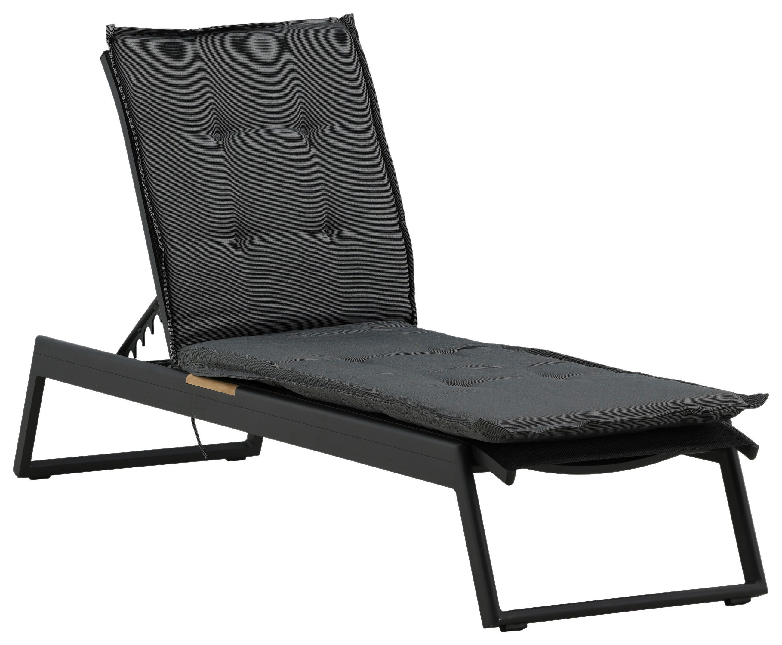 Gardenson Liegenauflage Grau 60x5.5x193 cm