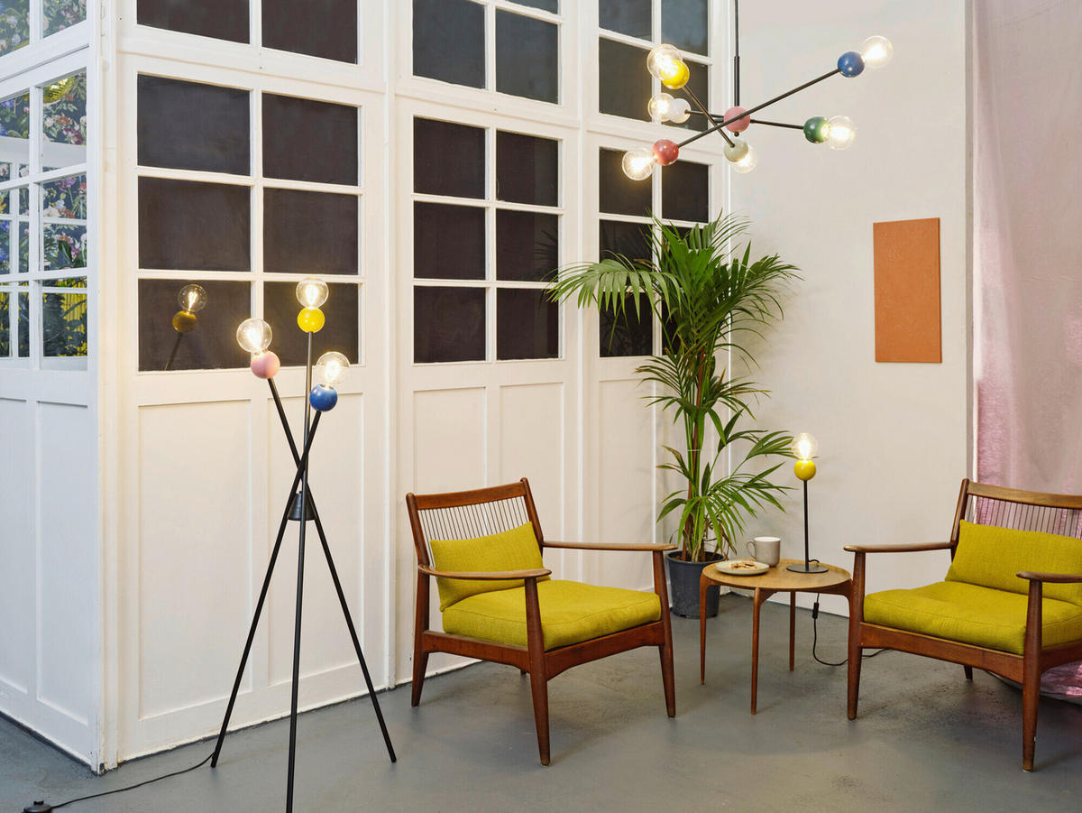 TISCHLEUCHTE 15/40 cm   - Gelb, Design, Metall (15/40cm) - Osram