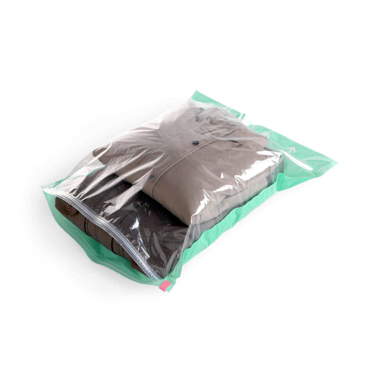 TAŠKA NA USCHOVÁNÍ - světle zelená, Basics, plast (55/70cm)