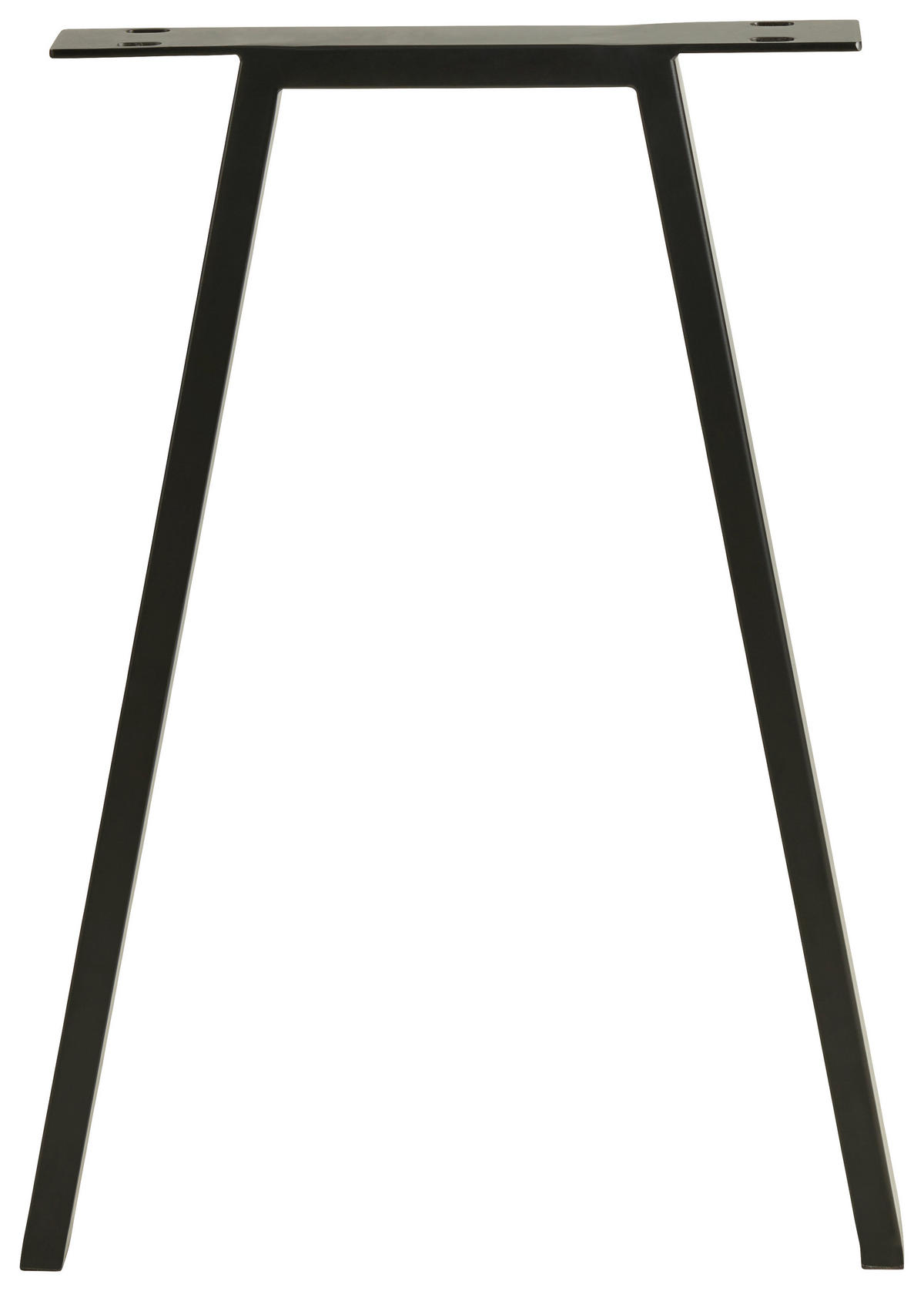 TISCHGESTELL - Schwarz, Natur, Metall (52/73/7,5cm) - Valdera