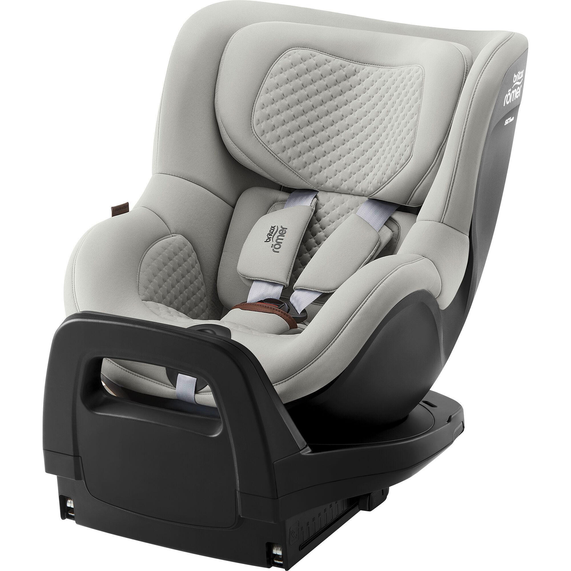 REBOARDER-KINDERSITZ Dualfix Pro M  - Greige/Hellgrau, Basics, Kunststoff/Textil (44/48/74cm) - Britax Römer