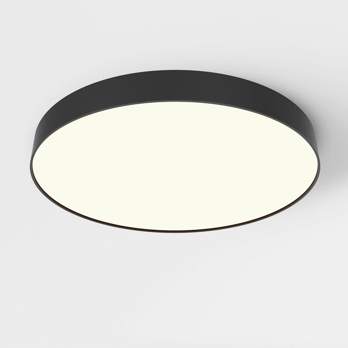 DECKENLEUCHTE 60/6 cm   - Schwarz, MODERN, Metall (60/6cm) - MAYTONI