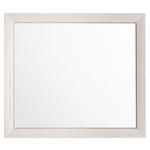 WANDSPIEGEL  - Weiß, LIFESTYLE, Glas/Holzwerkstoff (87/76/2,5cm) - Hom`in
