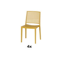 STAPELSTUHL in Kunststoff Gelb  - Gelb, Basics, Kunststoff (46/80/56cm) - Siena Garden
