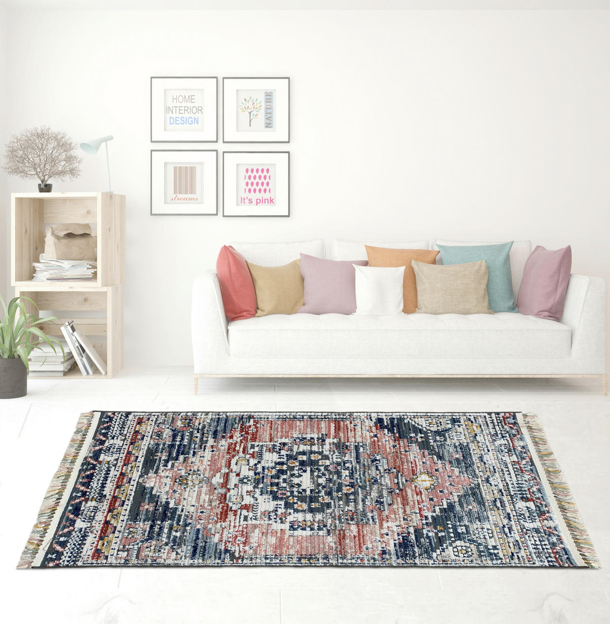 WEBTEPPICH 120/180 cm Intense Multicolor rechteckig  - Multicolor, LIFESTYLE, Textil (120/180cm) - Novel