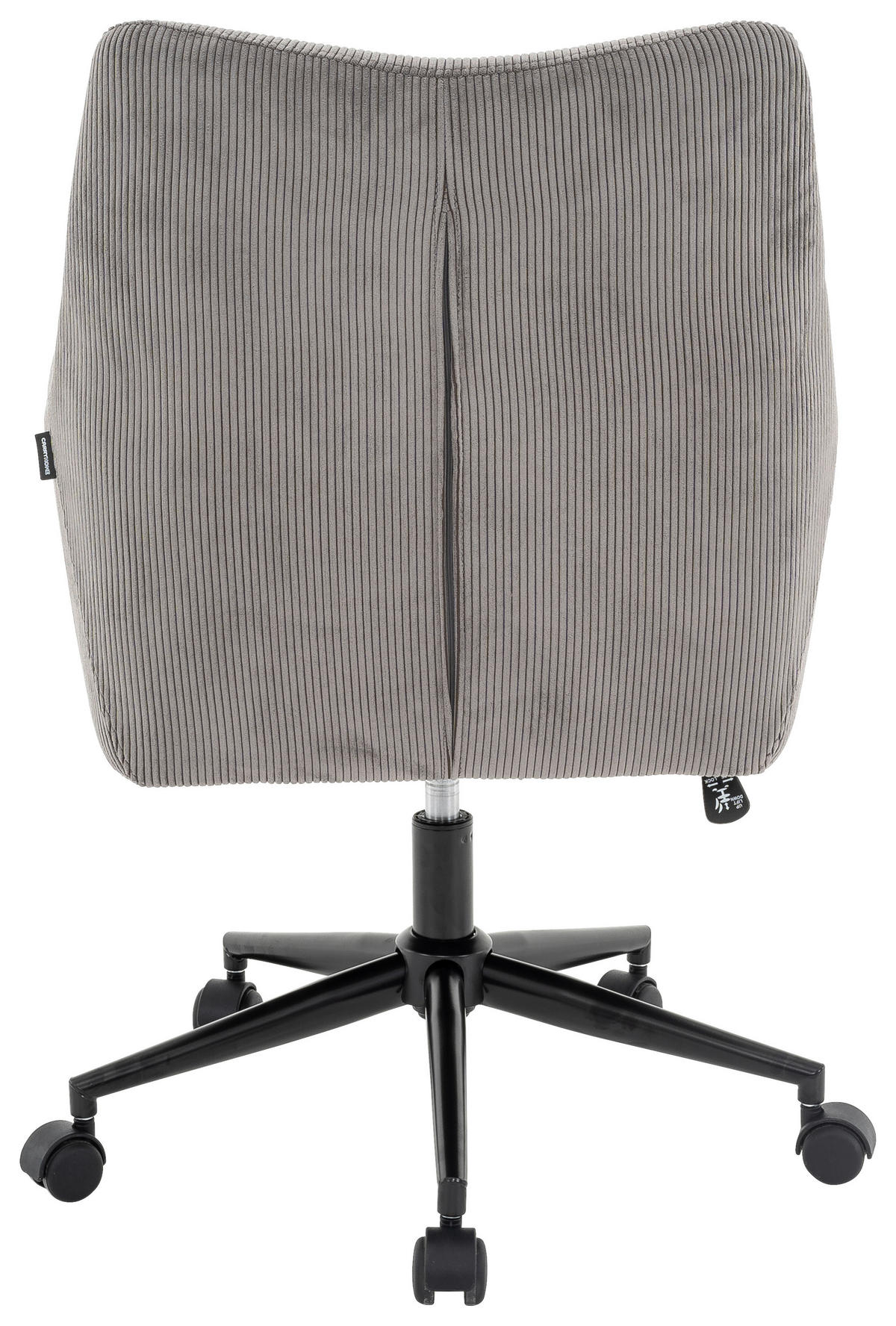 KANCELARIJSKA STOLICA  siva, crna   - siva/crna, Dizajnerski, metal/tekstil (64/90-98/68cm) - Carryhome