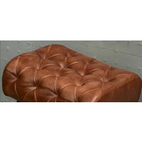 TABURE 42/52/32 cm  braon  - bela/prirodna boja, Lajfstajl, koža/drvo (42/52/32cm) - Landscape