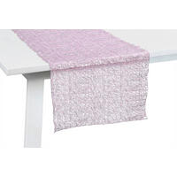 TISCHLÄUFER Veneto 045/140 cm  - Hellrosa, Design, Textil (045/140cm)