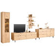 SIDEBOARD Eichefarben  182,6/83,1/42 cm  - Eichefarben/Schwarz, Natur, Holz/Holzwerkstoff (182,6/83,1/42cm) - Cantus