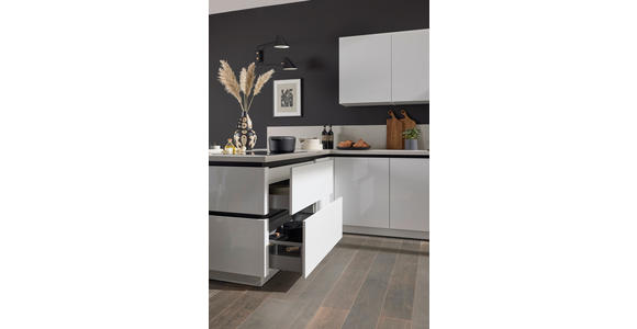 EINBAUKÜCHE   - Weiß, Design, Holzwerkstoff - Novel