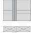 SCHIEBETÜRENSCHRANK 2-türig Balkeneiche furniert Eichefarben, Weiß - Eichefarben/Alufarben, Design, Holz/Holzwerkstoff (302/229,6/71,4cm) - Ambiente by Hülsta