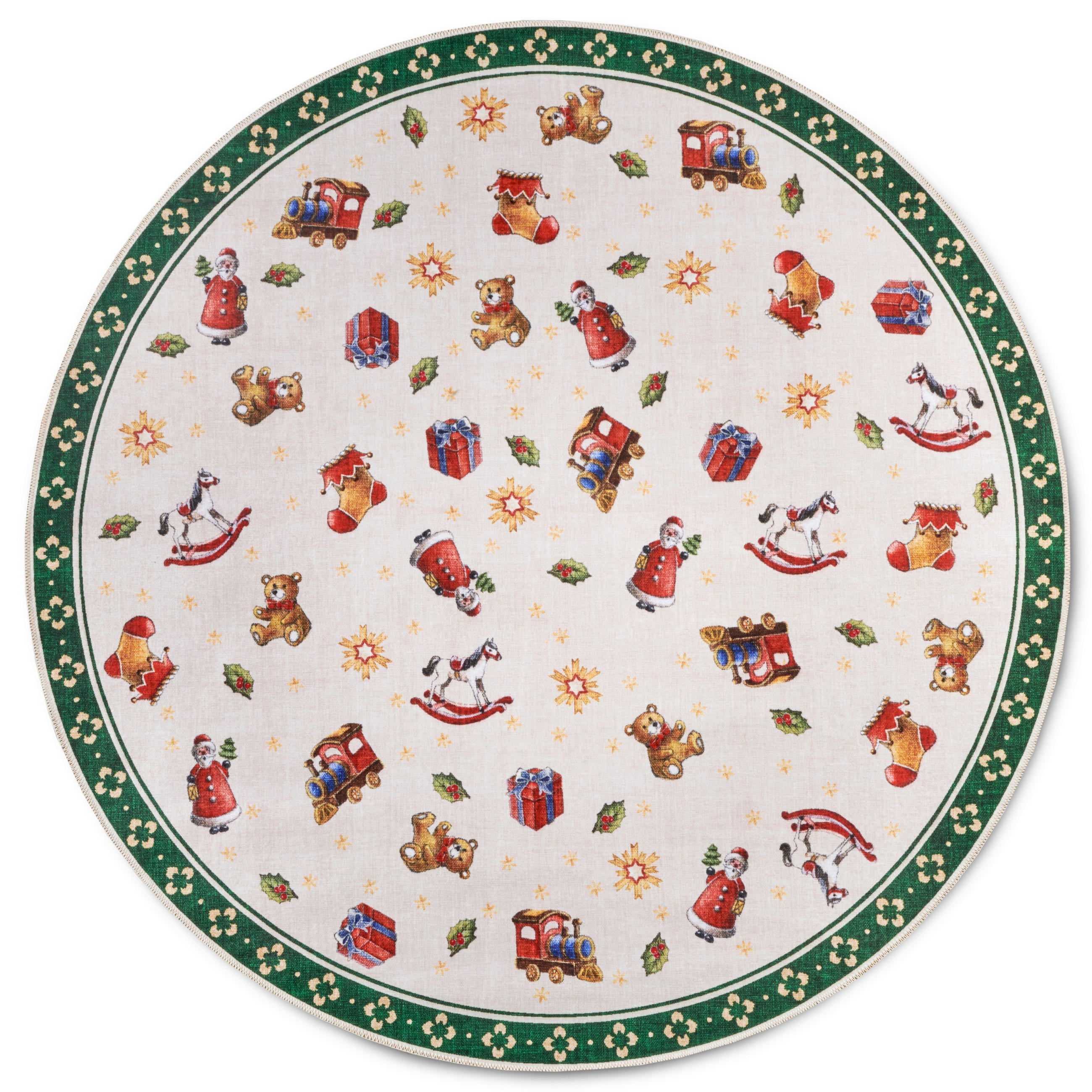 FLACHWEBETEPPICH 150 cm Toy's Delight Multicolor, Dunkelgrün  - Dunkelgrün/Multicolor, Design, Kunststoff/Textil (150cm) - Villeroy & Boch