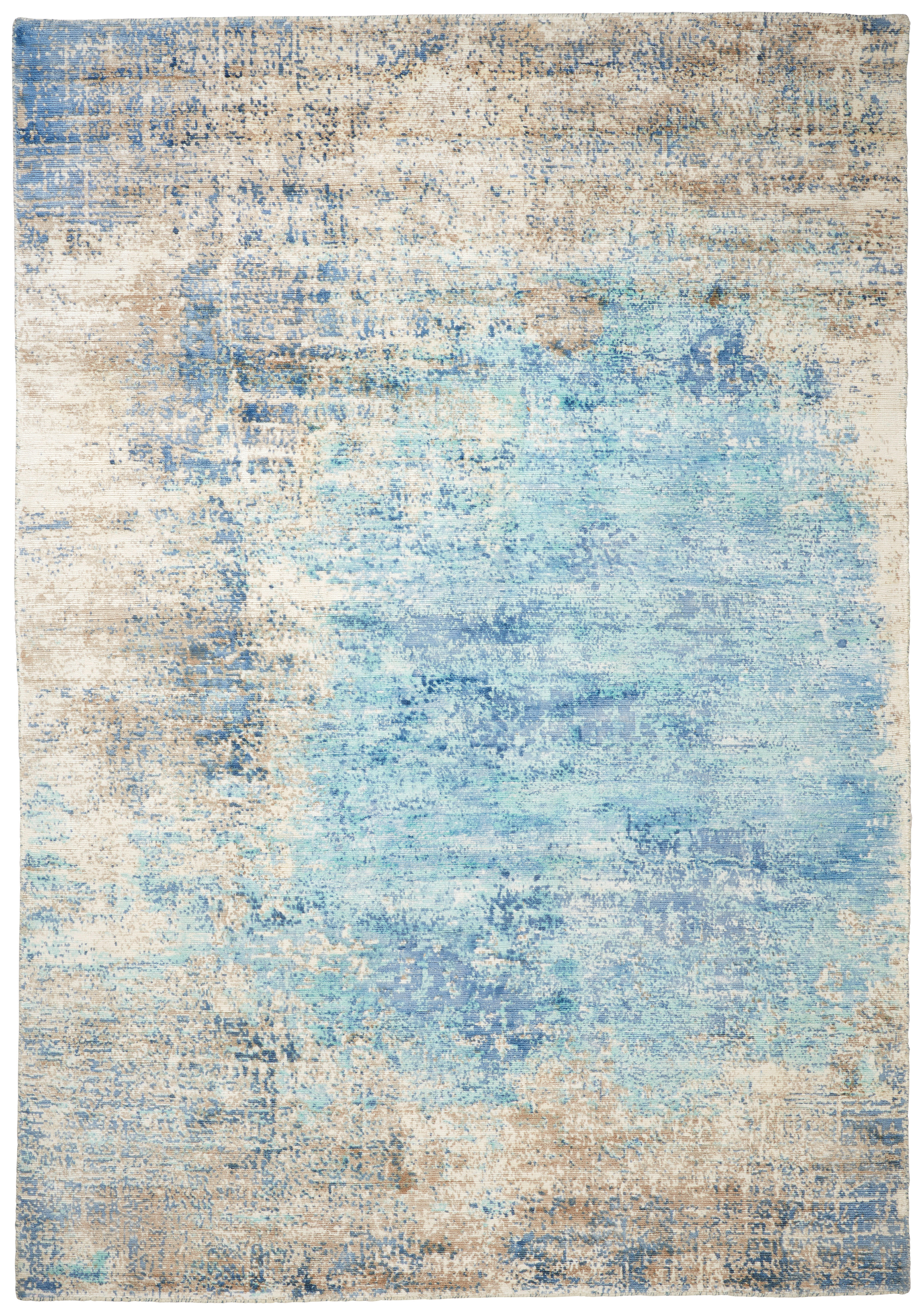 ORIENTTEPPICH Alkatif Modern   - Blau, Trend, Textil (80/150cm) - Cazaris