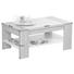 COUCHTISCH in Holzwerkstoff 100/58/44 cm - Eichefarben/Weiß, Design, Holzwerkstoff (100/58/44cm) - Carryhome COUCHTISCH in Holzwerkstoff 100/58/44 cm - Eichefarben/Weiß, Design, Holzwerkstoff (100/58/44cm) - Carryhome