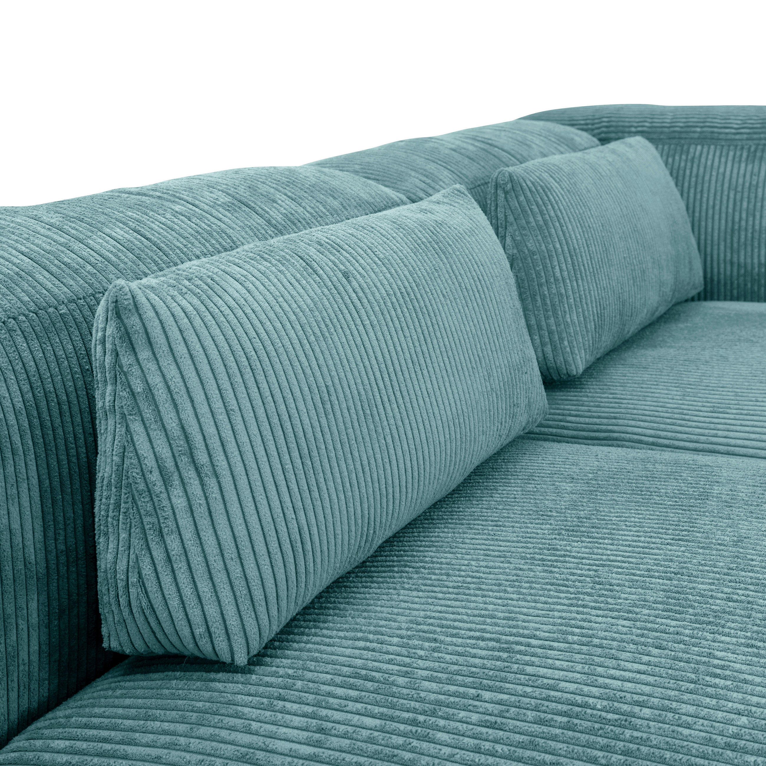 RÜCKENKISSEN   60/25/12 cm  - Blau, Design, Textil (60/25/12cm) - Max Winzer