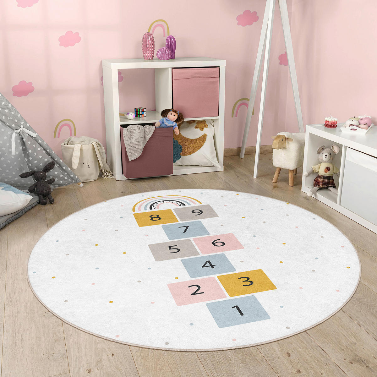 KINDERTEPPICH 180 cm  - Multicolor, Basics, Textil (180cm)