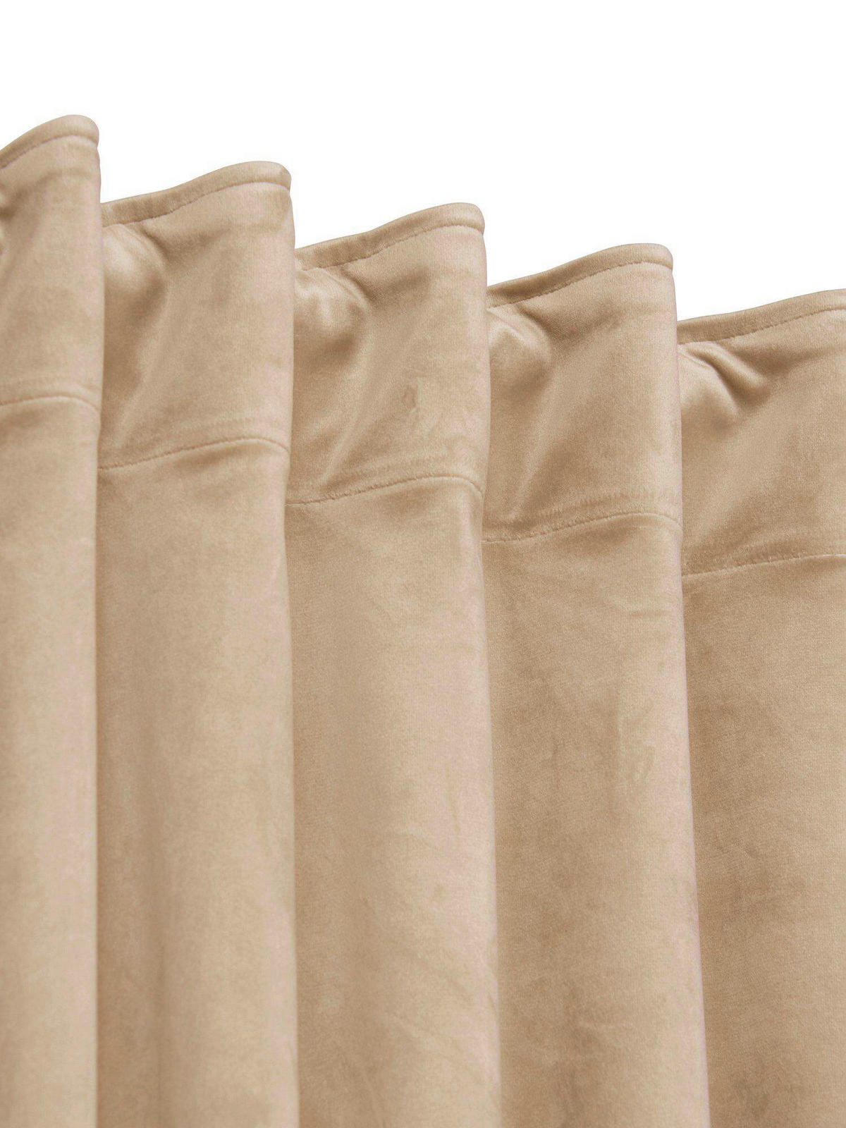 FERTIGVORHANG  black-out (lichtundurchlässig)   135/280 cm 2 Stück  - Ecru, Basics, Textil (135/280cm) - Svanefors