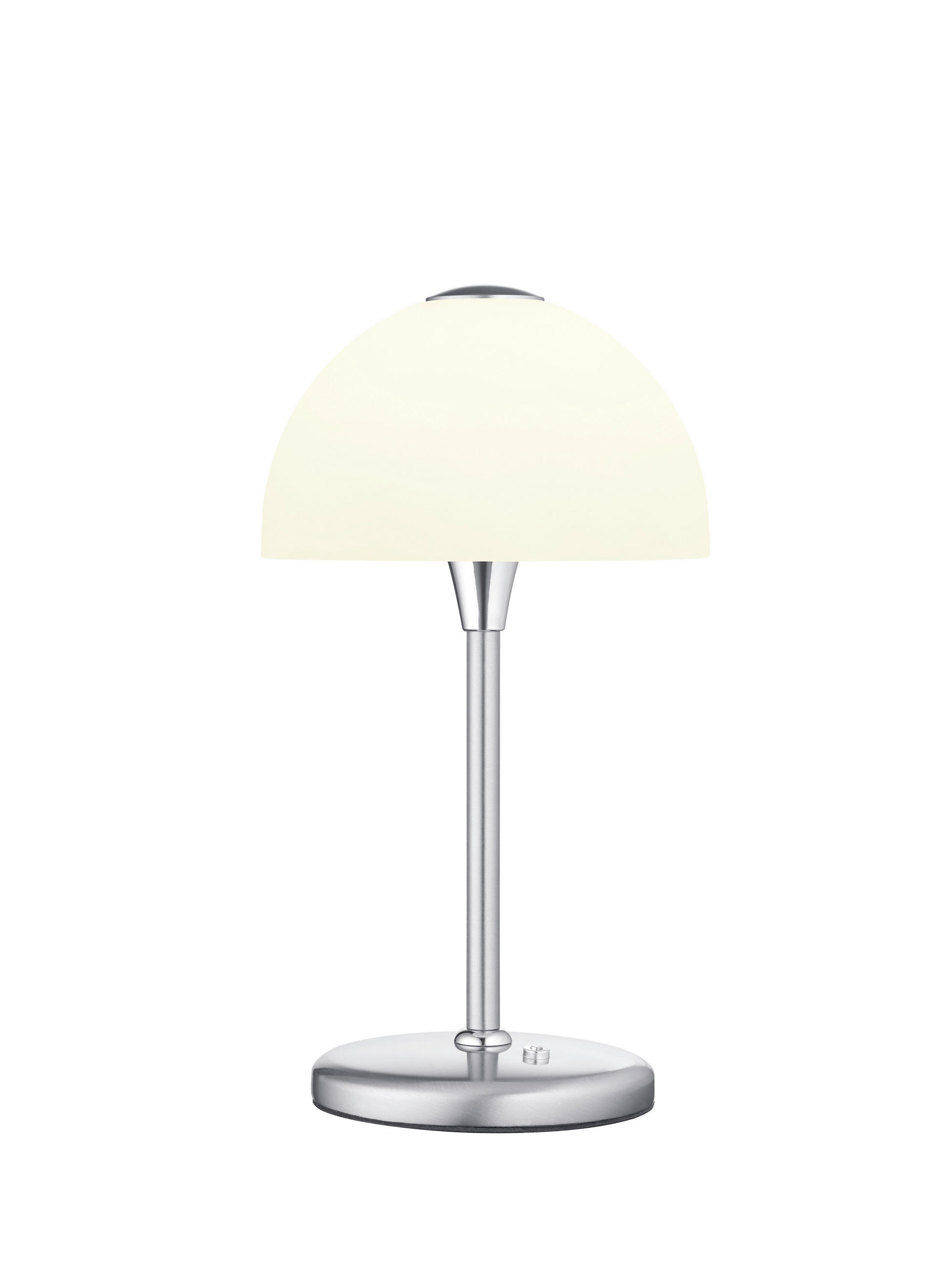 LED-TISCHLEUCHTE Moon 16/33 cm   - Nickelfarben, KONVENTIONELL, Metall (16/33cm) - Hell