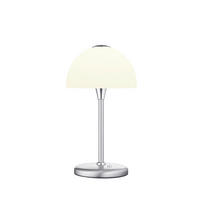 LED-TISCHLEUCHTE Moon 16/33 cm  - Nickelfarben, KONVENTIONELL, Metall (16/33cm) - Hell