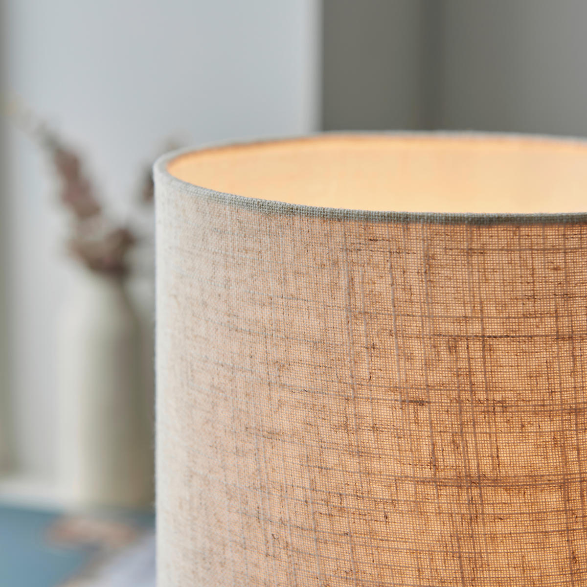 TISCHLEUCHTE - Naturfarben, Natur, Holz/Textil (20/30cm) - Brilliant