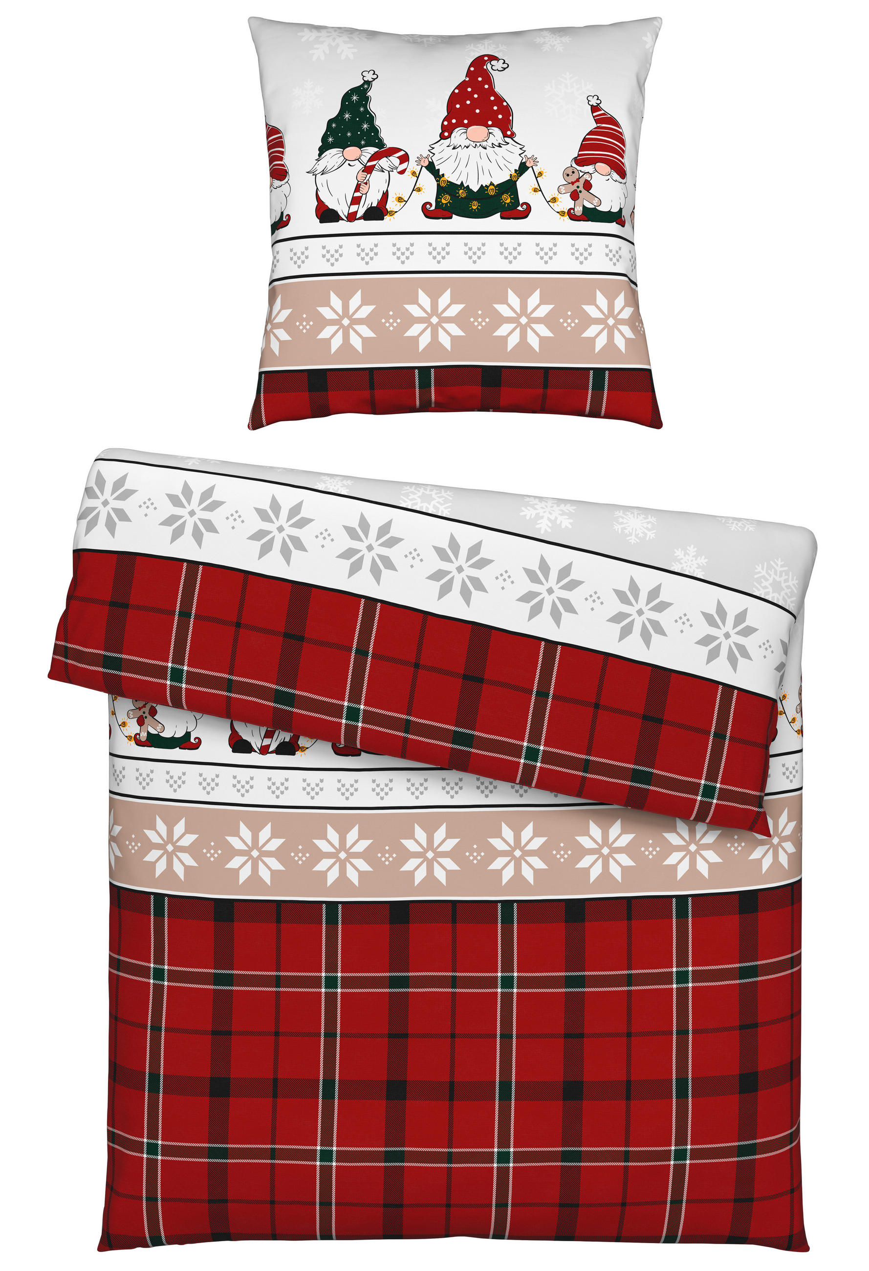 BETTWÄSCHE Fleece 135/200 cm  - Rot, Textil (135/200cm) - Esposa