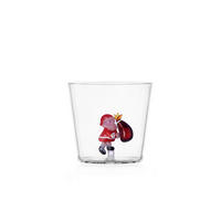 KOZAREC ZA VODO   250 ml - večbarvno, Trendi, steklo (8.5/8.5/8cm)