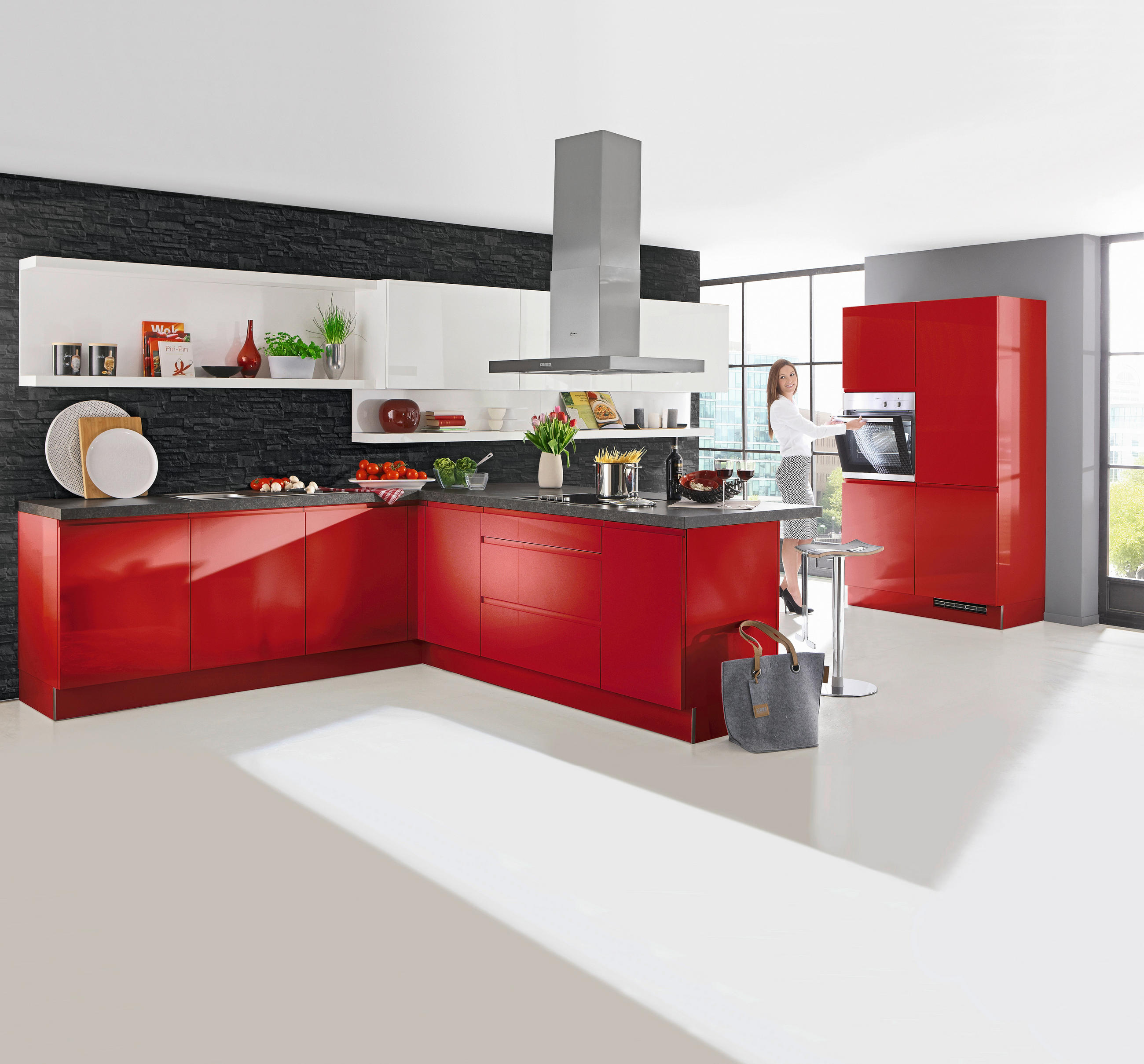 BUCĂTĂRIE LA COMANDĂ   - Design, material pe bază de lemn - Dieter Knoll