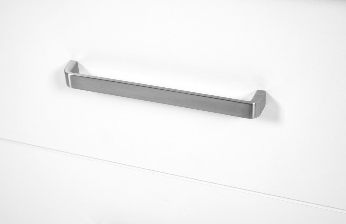 KOMODA   148/92/45 cm   bijela, hrast Artisan  - bijela/srebrne boje, Romantično / ladanjski, drvni materijal/metal (148/92/45cm)